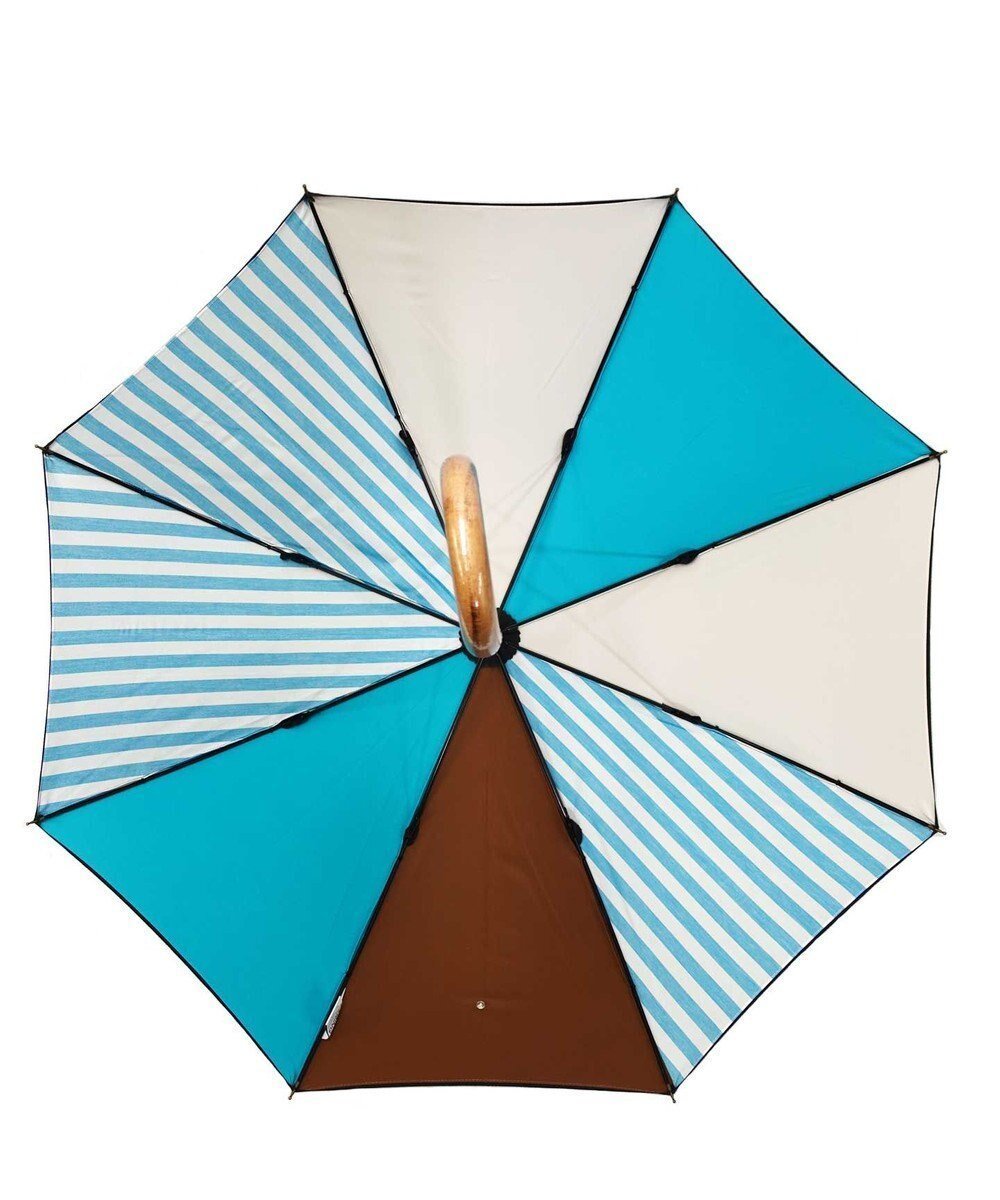 【プラスリング/+RING】の【2重張り】プラスリング 晴雨兼用傘(長ショート)STP T1333 sunshield インテリア・キッズ・メンズ・レディースファッション・服の通販 founy(ファニー) 　ファッション　Fashion　レディースファッション　Fashion for Women　レイングッズ・傘・晴雨兼用傘　Umbrellas & Rain Gear　カラフル　Colorful Design　コンパクト　Compact, Small Size　傘　Umbrella, Parasol　ショート　Short, Short Length　シンプル　Simple, Minimal　ストライプ　Stripe, Striped Pattern　日傘　Parasol, UV Umbrella　無地　Plain, Solid Color　ラップ　Wrap, Wrap Design　水色|ID: prp329100004870453 ipo3291000000036300211