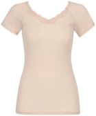 【ウィング/Wing】のインナー 綿100%(身生地部) 【綿100% シャリ感タイプ】 3分袖 半袖 春 夏 EL6364 ウイング/ワコール ベージュ|ID: prp329100004870456 ipo3291000000036300221