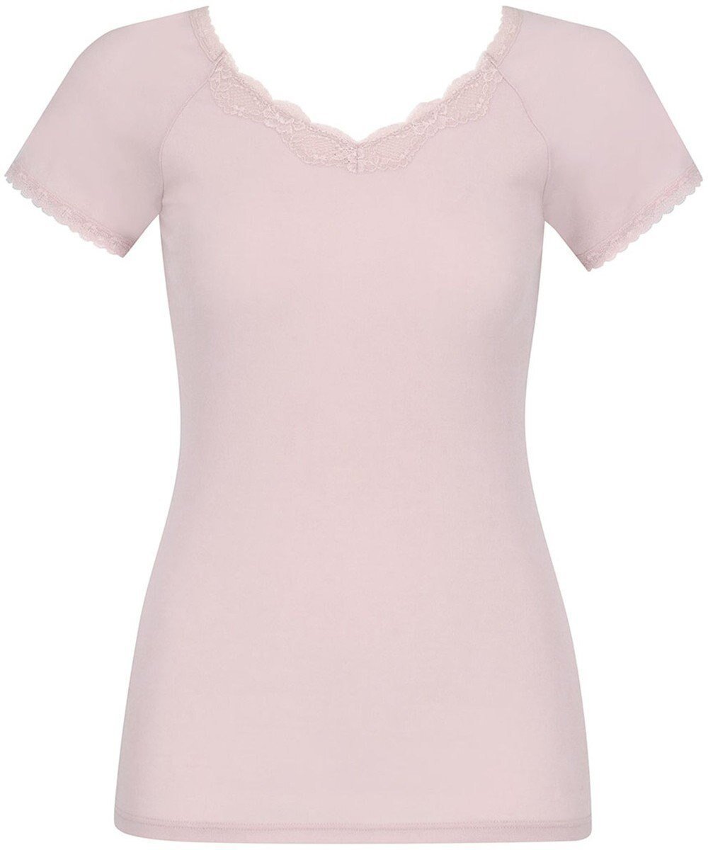 【ウィング/Wing】のインナー 綿100%(身生地部) 【綿100% シャリ感タイプ】 3分袖 半袖 春 夏 EL6364 ウイング/ワコール インテリア・キッズ・メンズ・レディースファッション・服の通販 founy(ファニー) 　ファッション　Fashion　レディースファッション　Fashion for Women　トップス・カットソー　Cut & Sew Tops　ニット　Knit Tops & Sweaters　アンダー　Underwear Essentials　インナー　Innerwear　ストレッチ　Stretch, Stretchy Fabric　レース　Lace, Lace Fabric　半袖　Short Sleeve, Half Sleeve　夏　Summer　春　Spring　S/S・春夏　SS, Spring/Summer, Warm Season　ピンク|ID: prp329100004870456 ipo3291000000036300222