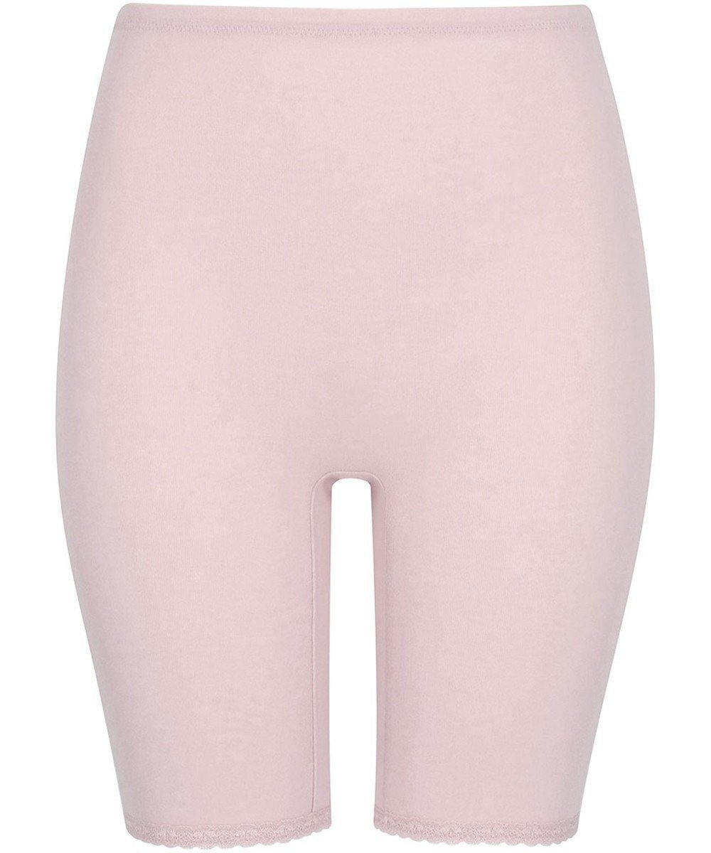 【ウィング/Wing】のインナーボトム 綿100%(身生地部) 【綿100% シャリ感タイプ】 3分丈 春 夏 ER6364 ウイング/ワコール インテリア・キッズ・メンズ・レディースファッション・服の通販 founy(ファニー) 　ファッション　Fashion　レディースファッション　Fashion for Women　トップス・カットソー　Cut & Sew Tops　ニット　Knit Tops & Sweaters　アンダー　Underwear Essentials　インナー　Innerwear　ボトム　Bottoms, Lower Wear　レース　Lace, Lace Fabric　ワイド　Wide, Wide Fit　夏　Summer　春　Spring　S/S・春夏　SS, Spring/Summer, Warm Season　ピンク|ID: prp329100004870457 ipo3291000000036300225