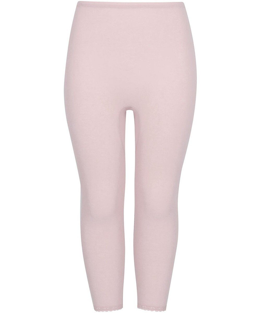 【ウィング/Wing】のインナーボトム 綿100%(身生地部) 【綿100% シャリ感タイプ】 7分丈 春 夏 ER6764 ウイング/ワコール インテリア・キッズ・メンズ・レディースファッション・服の通販 founy(ファニー) 　ファッション　Fashion　レディースファッション　Fashion for Women　トップス・カットソー　Cut & Sew Tops　ニット　Knit Tops & Sweaters　アンダー　Underwear Essentials　インナー　Innerwear　ボトム　Bottoms, Lower Wear　レース　Lace, Lace Fabric　ワイド　Wide, Wide Fit　夏　Summer　春　Spring　S/S・春夏　SS, Spring/Summer, Warm Season　ピンク|ID: prp329100004870458 ipo3291000000036300228