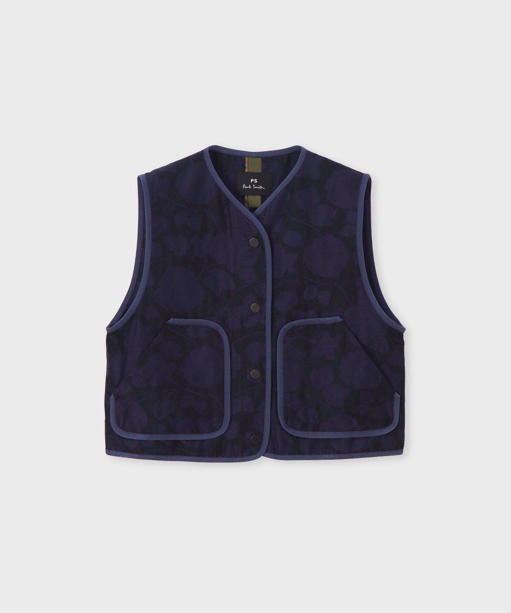 【ポール スミス/Paul Smith】のPerforated Floral ジャカード ベスト 人気、トレンドファッション・服の通販 founy(ファニー) 　ファッション　Fashion　レディースファッション　Fashion for Women　アウター　Coat / Outerwear Collection　トップス・カットソー　Cut & Sew Tops　ベスト&ジレ / 重ね着スタイル　Vests & Gilets　インナー　Innerwear　カットソー　Cut and Sewn Top　コンパクト　Compact, Small Size　シンプル　Simple, Minimal　ジャカード／ジャガード　Jacquard, Woven Pattern　バランス　Balance, Style Balance　パイピング　Piping, Trim Design　ベスト　Vest, Waistcoat　モチーフ　Motif, Design Theme　ワイド　Wide, Wide Fit　エレガント 上品　Elegant　夏　Summer　S/S・春夏　SS, Spring/Summer, Warm Season　A/W・秋冬　Autumn/Winter　 other-1|ID: prp329100004870464 ipo3291000000036300246