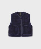 【ポール スミス/Paul Smith】のPerforated Floral ジャカード ベスト ネイビー|ID: prp329100004870464 ipo3291000000036300247