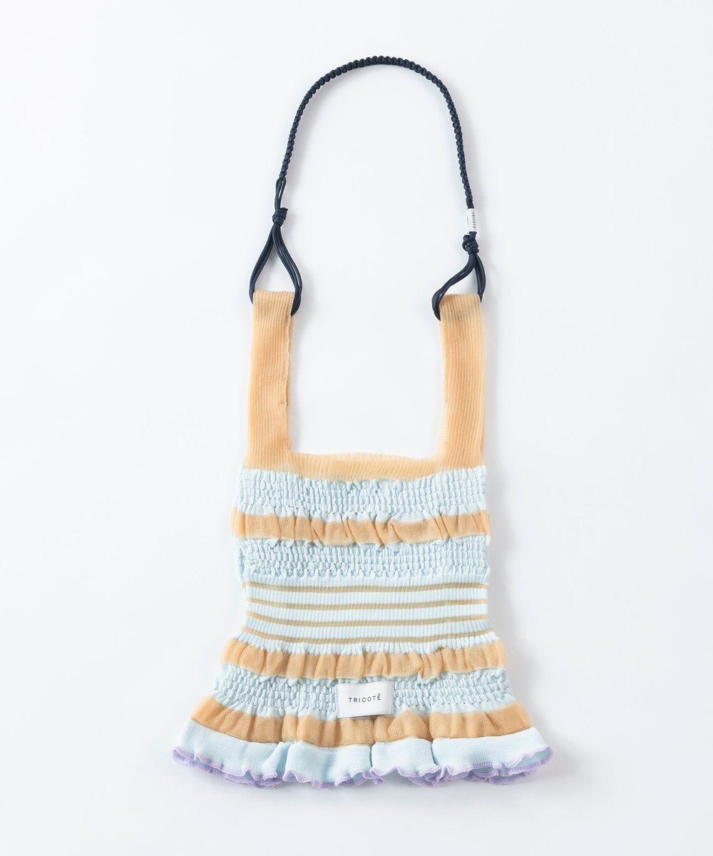 【トリコテ/Tricote】のシースルー×マクラメ編 ショルダーバッグ インテリア・キッズ・メンズ・レディースファッション・服の通販 founy(ファニー) 　ファッション　Fashion　レディースファッション　Fashion for Women　バッグ　Bags　クール　Cool, Chic　スマート　Smart, Elegant　タンブラー　Tumbler, Travel Mug　人気　Popular, Best Seller　パープル　Purple, Violet　フリル　Frill, Ruffle　日傘　Parasol, UV Umbrella　モノトーン　Monotone, Black and White　ラップ　Wrap, Wrap Design　87BROWN|ID: prp329100004870482 ipo3291000000036300294