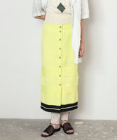 【トリコテ/Tricote】のバイカラーニットスカート 人気、トレンドファッション・服の通販 founy(ファニー) ファッション Fashion レディースファッション Fashion for Women スカート Skirts アクセサリー Fashion Accessories イエロー Yellow カットソー Cut and Sewn Top カーディガン Cardigan, Knitwear ギャザー Gathered, Ruffled スタイリッシュ Stylish, Fashionable スリット Slit, Slit Detail タンブラー Tumbler, Travel Mug 台形 A-Line, Trapezoid Shape バランス Balance, Style Balance レギンス Leggings, Stretch Pants A/W・秋冬 Autumn/Winter S/S・春夏 SS, Spring/Summer, Warm Season おすすめ Recommended / Our Picks 夏 Summer |ID:prp329100004870483