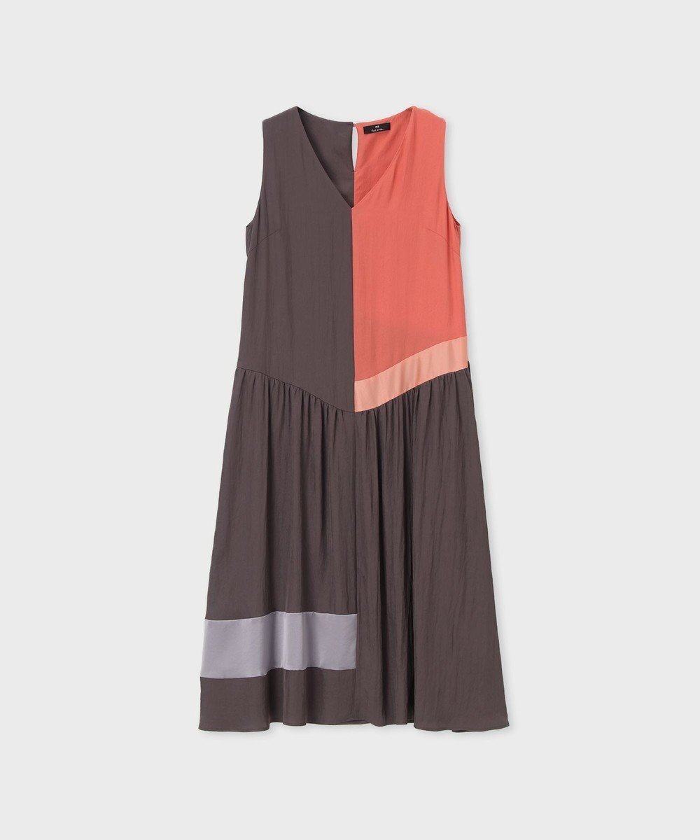 【ポール スミス/Paul Smith】のアセテート カラーブロック ドレス インテリア・キッズ・メンズ・レディースファッション・服の通販 founy(ファニー) 　ファッション　Fashion　レディースファッション　Fashion for Women　ワンピース　Dresses　フォーマル・パーティードレス・結婚式用ドレス　Elegant & Casual Dresses　とろみ　Fluid, Flowy Fabric　アシンメトリー　Asymmetrical Style　ギャザー　Gathered, Ruffled　サマー　Summer, Summer Style　シルク　Silk, 100% Silk　ジャケット　Jacket, Outerwear　ドレス　Dress, One-Piece　ドレープ　Drape, Draping Fabric　フェミニン　Feminine, Girly　ブロック　Block, Solid Block Pattern　モダン　Modern, Contemporary　リゾート　Resort, Vacation Style　リラックス　Relax, Relaxed Fit　夏　Summer　S/S・春夏　SS, Spring/Summer, Warm Season　A/W・秋冬　Autumn/Winter　チョコレートブラウン|ID: prp329100004870554 ipo3291000000036303534
