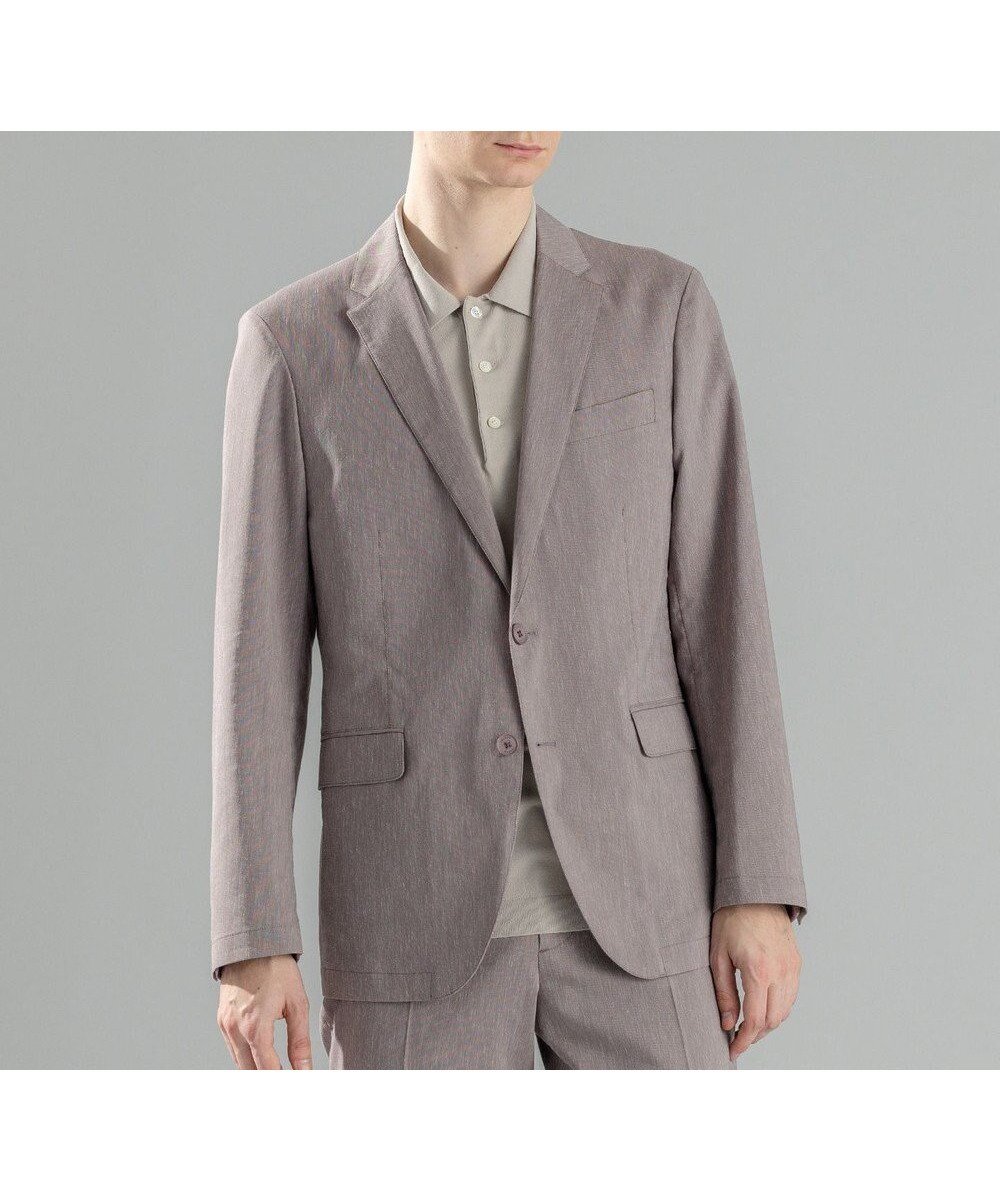 【ジョゼフ オム/JOSEPH HOMME / MEN】の新素材【洗える/ストレッチ】ピンヘッドリネンストレッチ ジャケット インテリア・キッズ・メンズ・レディースファッション・服の通販 founy(ファニー) ファッション Fashion メンズファッション Fashion for Men アウター Men's Coats Outerwear テーラードジャケット Tailored Jackets & Blazers ジャケット Jacket, Outerwear ストレッチ Stretch, Stretchy Fabric セットアップ Set-Up, Coordinated Outfit センター Center, Center Line フラップ Flap, Flap Pocket フロント Front, Front Design ベーシック Basic, Essential ポケット Pocket, Pocket Detail リネン Linen, Linen Fabric エレガント 上品 Elegant 夏 Summer 春 Spring S/S・春夏 SS, Spring/Summer, Warm Season 洗える Machine Washable ベージュ系|ID: prp329100004870568 ipo3291000000036303587