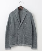 【ジョセフ アブード/JOSEPH ABBOUD / MEN】の【イタリア糸使用】コットンリリヤーン ニット ジャケット 人気、トレンドファッション・服の通販 founy(ファニー) ファッション Fashion メンズファッション Fashion for Men トップス・カットソー Cut & Sew Tops ニット・セーター / 定番トップス Knit Tops & Sweaters カーディガン / 羽織り Cardigans イタリア Italy カーディガン Cardigan, Knitwear ジャケット Jacket, Outerwear ダブル Double, Double-Breasted 夏 Summer 春 Spring S/S・春夏 SS, Spring/Summer, Warm Season thumbnail ネイビー系|ID: prp329100004870569 ipo3291000000036303592
