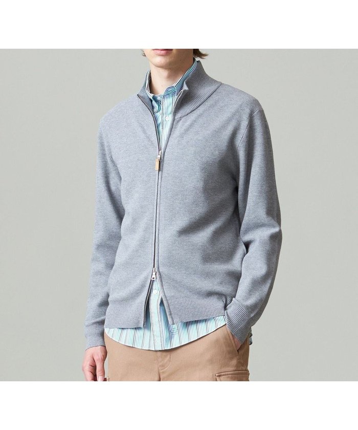 【ジェイ プレス/J.PRESS / MEN】の【ストレッチ性 / イージーケア】【FLEX YARN】フルジップニットカーディガン インテリア・キッズ・メンズ・レディースファッション・服の通販 founy(ファニー) https://founy.com/ ファッション Fashion メンズファッション Fashion for Men トップス・カットソー Cut & Sew Tops ニット・セーター / 定番トップス Knit Tops & Sweaters カーディガン / 羽織り Cardigans カーディガン Cardigan, Knitwear ストレッチ Stretch, Stretchy Fabric スリーブ Sleeve, Long Sleeve / Short Sleeve タートルネック Turtleneck, High Neck 定番 Standard, Basic Item フロント Front, Front Design ブルゾン Blouson, Bomber Jacket ポケット Pocket, Pocket Detail 羽織 Haori, Light Jacket A/W・秋冬 Autumn/Winter エレガント 上品 Elegant |ID: prp329100004870576 ipo3291000000036303613