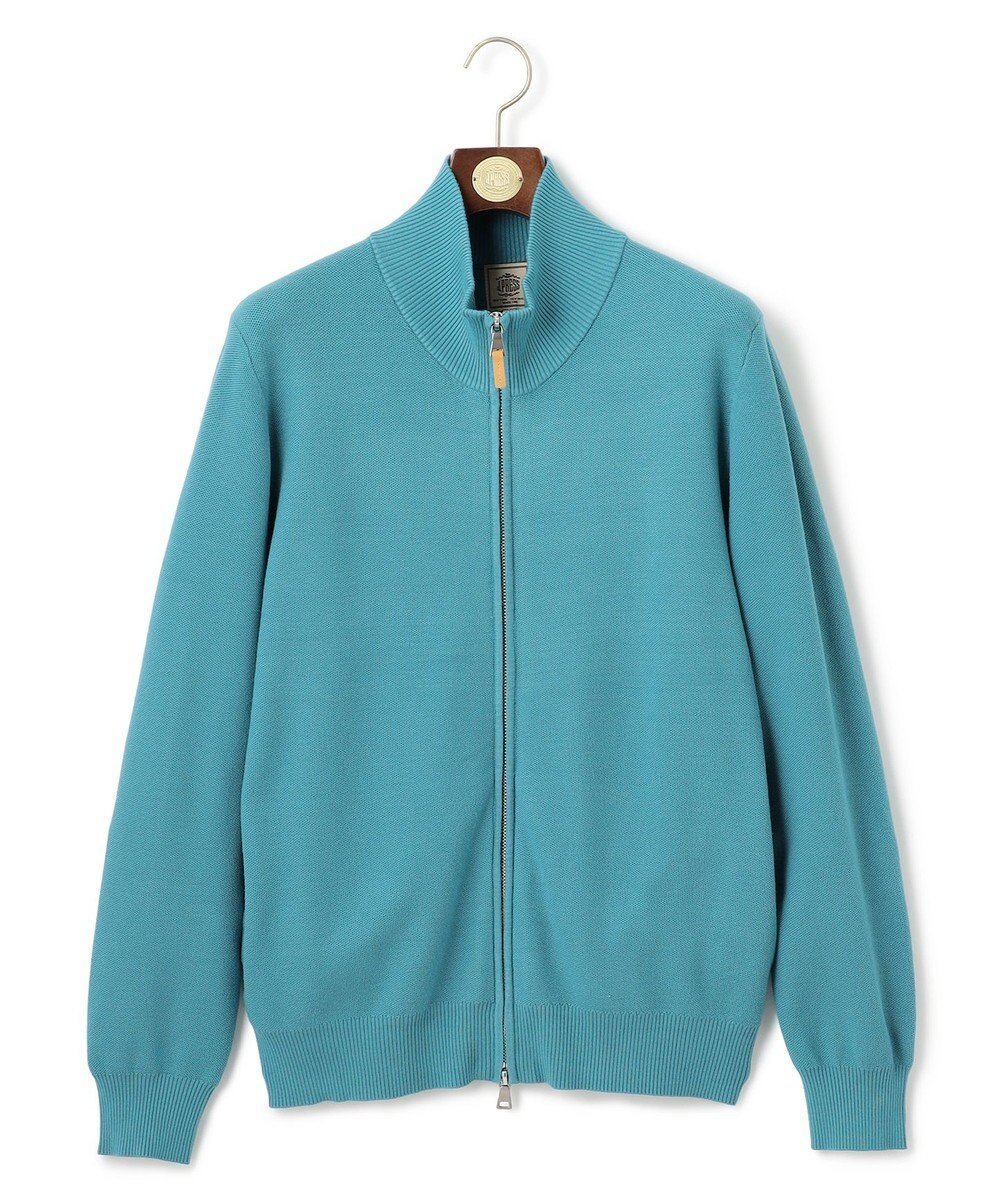 【ジェイ プレス/J.PRESS / MEN】の【ストレッチ性 / イージーケア】【FLEX YARN】フルジップニットカーディガン インテリア・キッズ・メンズ・レディースファッション・服の通販 founy(ファニー) 　ファッション　Fashion　メンズファッション　Fashion for Men　トップス・カットソー　Cut & Sew Tops　ニット・セーター / 定番トップス　Knit Tops & Sweaters　カーディガン / 羽織り　Cardigans　カーディガン　Cardigan, Knitwear　ストレッチ　Stretch, Stretchy Fabric　スリーブ　Sleeve, Long Sleeve / Short Sleeve　タートルネック　Turtleneck, High Neck　定番　Standard, Basic Item　フロント　Front, Front Design　ブルゾン　Blouson, Bomber Jacket　ポケット　Pocket, Pocket Detail　羽織　Haori, Light Jacket　A/W・秋冬　Autumn/Winter　エレガント 上品　Elegant　スカイブルー系|ID: prp329100004870576 ipo3291000000036303616