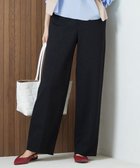 【自由区/JIYU-KU】の【洗える】ライトフィールジャージーワイドストレート パンツ ブラック|ID: prp329100004870585 ipo3291000000036303656