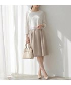 【エニィ スィス/any SiS】の【洗える】レースコンビバックサテン ワンピース ベージュ|ID: prp329100004870587 ipo3291000000036303663