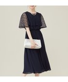 【エニィ スィス/any SiS】の【Lily Calin】ラッフルディテール ドレス ネイビー|ID: prp329100004870588 ipo3291000000036303666