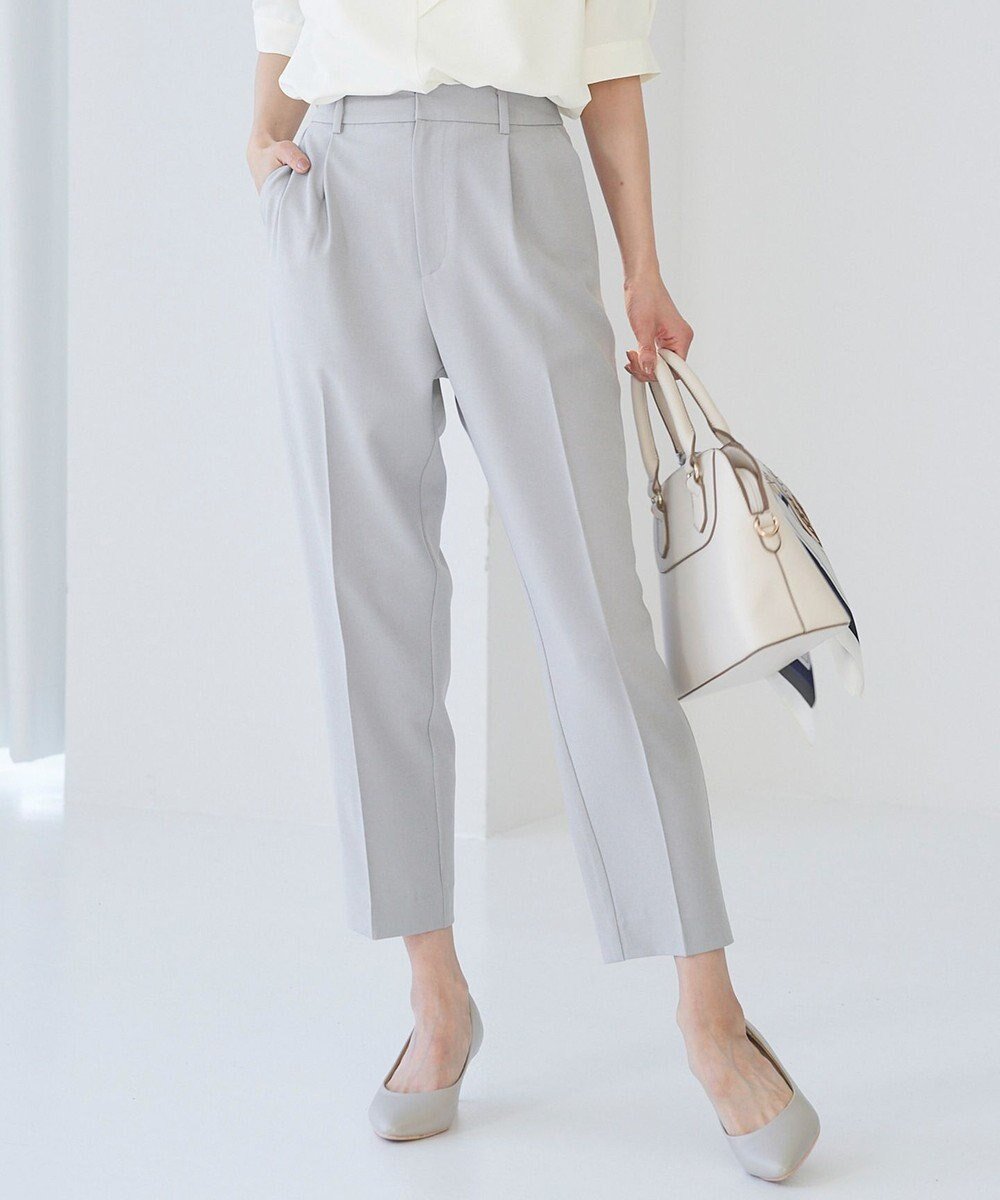 【エニィ スィス/any SiS】の【UVカット / 接触冷感 / 吸水速乾】スマートビューティストレッチ テーパード パンツ 人気、トレンドファッション・服の通販 founy(ファニー) 　ファッション　Fashion　レディースファッション　Fashion for Women　パンツ　Pants & Trousers　春　Spring　吸水　Absorbent, Quick-Dry　ジャケット　Jacket, Outerwear　ストレッチ　Stretch, Stretchy Fabric　スマート　Smart, Elegant　センター　Center, Center Line　タイトスカート　Pencil Skirt, Tight Skirt　テーパード　Tapered, Tapered Pants　フレア　Flare, Flared　楽ちん　Easy Fit, Comfortable　S/S・春夏　SS, Spring/Summer, Warm Season　夏　Summer　 other-1|ID: prp329100004870589 ipo3291000000036303667