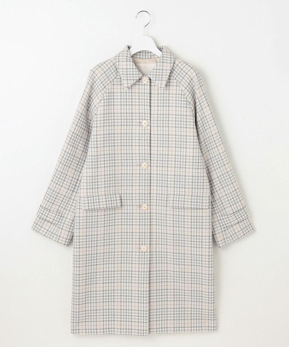 【自由区/JIYU-KU】の【洗える】オルタネートチェック コート 人気、トレンドファッション・服の通販 founy(ファニー) 　ファッション　Fashion　レディースファッション　Fashion for Women　アウター　Coat / Outerwear Collection　コート・ロングコート・ピーコート　Long Coats, Peacoats & More　レディースジャケット・軽アウター　Jackets　シンプル　Simple, Minimal　ジャケット　Jacket, Outerwear　チェック　Check, Plaid, Tartan　ビッグ　Big, Oversized　フラップ　Flap, Flap Pocket　ポケット　Pocket, Pocket Detail　夏　Summer　春　Spring　S/S・春夏　SS, Spring/Summer, Warm Season　洗える　Machine Washable　 other-1|ID: prp329100004870590 ipo3291000000036303672