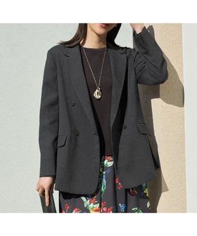 【自由区/JIYU-KU】の【ドラマ「明日はもっと いい日になる」着用】【セットアップ対応・接触冷感・洗える】リネンライクシンセティックテーラード ジャケット 人気、トレンドファッション・服の通販 founy(ファニー) ファッション Fashion レディースファッション Fashion for Women アウター Coat / Outerwear Collection レディースジャケット・軽アウター Jackets テーラードジャケット / 通勤・きれいめスタイル Tailored Jackets & Blazers 春 Spring 洗える Machine Washable カーディガン Cardigan, Knitwear ジャケット Jacket, Outerwear ストレッチ Stretch, Stretchy Fabric セットアップ Set-Up, Coordinated Outfit ダブル Double, Double-Breasted バランス Balance, Style Balance ビスチェ Bustier, Corset Top リラックス Relax, Relaxed Fit S/S・春夏 SS, Spring/Summer, Warm Season おすすめ Recommended / Our Picks 夏 Summer |ID:prp329100004870591