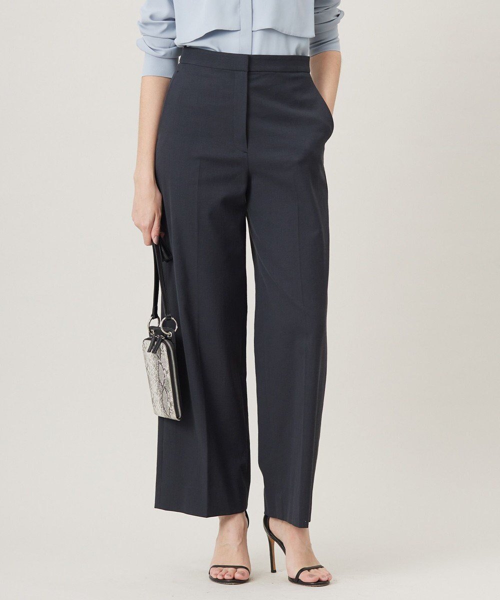 【アイシービー/iCB】の【接触冷感・UVカット・透け防止・吸水速乾・洗える】 シェルタリングドライオックス ワイドパンツ インテリア・キッズ・メンズ・レディースファッション・服の通販 founy(ファニー) 　ファッション　Fashion　レディースファッション　Fashion for Women　パンツ　Pants & Trousers　オックス　Oxford Fabric　春　Spring　洗える　Machine Washable　吸水　Absorbent, Quick-Dry　スタイリッシュ　Stylish, Fashionable　スマート　Smart, Elegant　センター　Center, Center Line　タンブラー　Tumbler, Travel Mug　リネン　Linen, Linen Fabric　ワイド　Wide, Wide Fit　S/S・春夏　SS, Spring/Summer, Warm Season　夏　Summer　ビジネス 仕事 通勤　Business / Work / Commuting　2025年　2025　2025春夏・S/S　Spring/Summer 2025 SS25　ブラック系|ID: prp329100004870596 ipo3291000000036303700