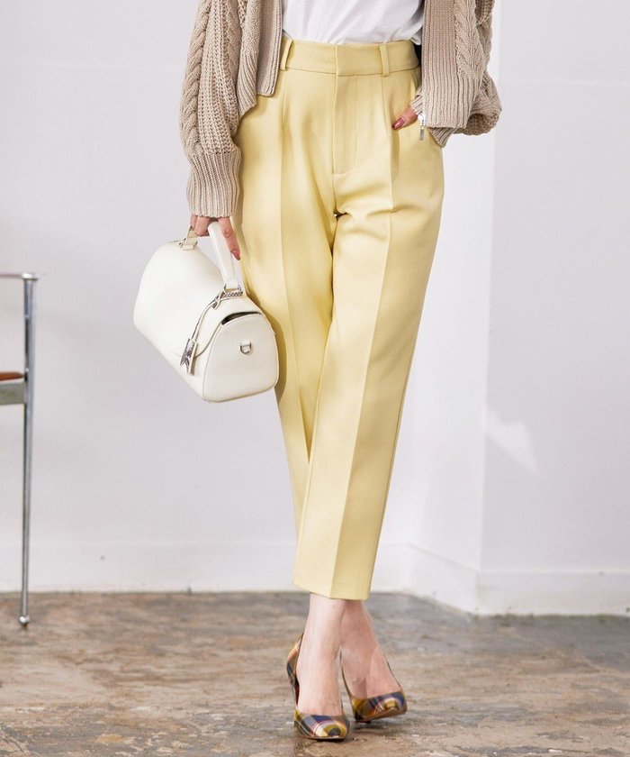 【ティアクラッセ/Tiaclasse】の【洗える】センタープレス テーパードパンツ インテリア・キッズ・メンズ・レディースファッション・服の通販 founy(ファニー) https://founy.com/ ファッション Fashion レディースファッション Fashion for Women パンツ Pants & Trousers ウォッシャブル Machine Washable センター Center, Center Line チュニック Tunic, Long Top テーパード Tapered, Tapered Pants フェイク Faux, Fake ポケット Pocket, Pocket Detail ビジネス 仕事 通勤 Business / Work / Commuting 再入荷 Restock / Back in Stock 冬 Winter / This Winter 新作・新入荷 New Arrivals / New In 春 Spring 洗える Machine Washable 秋 Autumn A/W・秋冬 Autumn/Winter |ID: prp329100004870597 ipo3291000000036303701