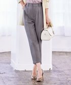 【ティアクラッセ/Tiaclasse】の【洗える】センタープレス テーパードパンツ チャコール|ID: prp329100004870597 ipo3291000000036303703