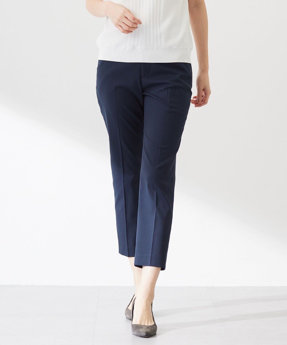 【ジェイ プレス/J.PRESS】の【着丈が選べる・セットアップ対応・洗える・撥水・防汚】コットンFITTYシャーク テーパード パンツ インテリア・キッズ・メンズ・レディースファッション・服の通販 founy(ファニー) 　ファッション　Fashion　レディースファッション　Fashion for Women　セットアップ　Matching Sets　レディースパンツ・ボトムス　Pants & Trousers / Bottoms　ウォッシャブル　Machine Washable　春　Spring　洗える　Machine Washable　ジャケット　Jacket, Outerwear　スーツ　Suit, Formalwear　セットアップ　Set-Up, Coordinated Outfit　センター　Center, Center Line　テーパード　Tapered, Tapered Pants　定番　Standard, Basic Item　ベーシック　Basic, Essential　レギュラー　Regular, Standard Fit　S/S・春夏　SS, Spring/Summer, Warm Season　夏　Summer　ネイビー系|ID: prp329100004870600 ipo3291000000036303719