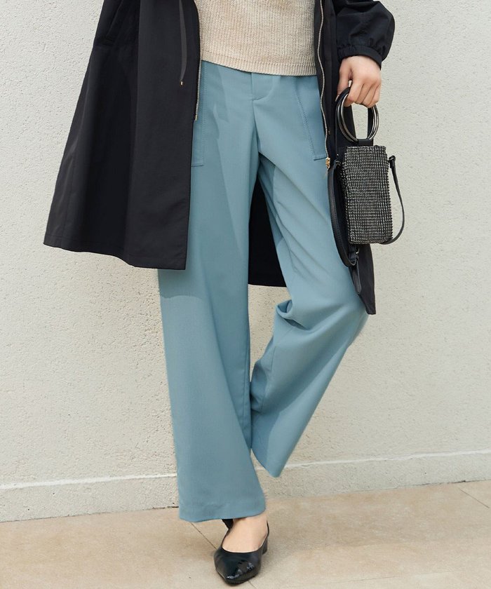 【自由区/JIYU-KU】の【洗える】ストレッチライトツイルベイカー パンツ インテリア・キッズ・メンズ・レディースファッション・服の通販 founy(ファニー) https://founy.com/ ファッション Fashion レディースファッション Fashion for Women パンツ Pants & Trousers ストレッチ Stretch, Stretchy Fabric 夏 Summer 春 Spring S/S・春夏 SS, Spring/Summer, Warm Season 洗える Machine Washable |ID: prp329100004870607 ipo3291000000036303770