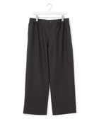 【ジェイプレスヨークストリート/J.PRESS YORK STREET】の【UNISEX】ウールライク イージーパンツ ブラック系|ID: prp329100004870613 ipo3291000000036303824