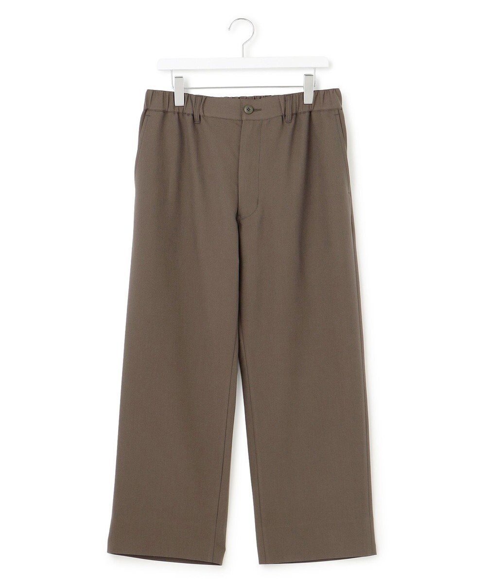 【ジェイプレスヨークストリート/J.PRESS YORK STREET】の【UNISEX】ウールライク イージーパンツ インテリア・キッズ・メンズ・レディースファッション・服の通販 founy(ファニー) 　ファッション　Fashion　レディースファッション　Fashion for Women　パンツ　Pants & Trousers　ユニセックス　Unisex, Genderless　ストレート　Straight, Straight Cut　スピンドル　Spindle, Drawcord　フィット　Fit, Slim Fit　リラックス　Relax, Relaxed Fit　エレガント 上品　Elegant　A/W・秋冬　Autumn/Winter　カーキ系|ID: prp329100004870613 ipo3291000000036303825