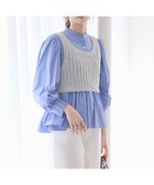 【23区/NIJYUSANKU】の【SLOW/一部店舗限定】リボンヤーン ニット ビスチェ ライトグレー系|ID: prp329100004870615 ipo3291000000036303831