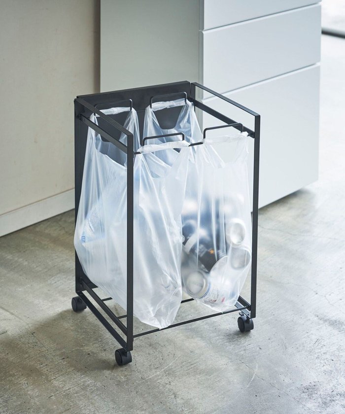 【タワー/tower】の目隠し分別ダストワゴン タワー 2分別 ブラック インテリア・キッズ・メンズ・レディースファッション・服の通販 founy(ファニー) https://founy.com/ ファッション Fashion レディースファッション Fashion for Women スタイリッシュ Stylish, Fashionable |ID: prp329100004870617 ipo3291000000036303844