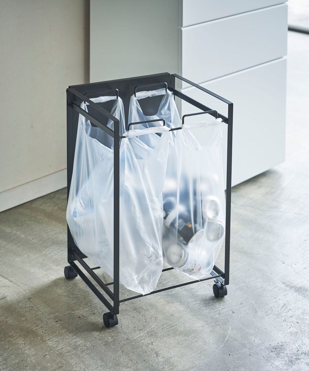 【タワー/tower】の目隠し分別ダストワゴン タワー 2分別 ブラック 人気、トレンドファッション・服の通販 founy(ファニー) 　ファッション　Fashion　レディースファッション　Fashion for Women　スタイリッシュ　Stylish, Fashionable　 other-1|ID: prp329100004870617 ipo3291000000036303844