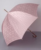 【アウロラ/AURORA】の【 NINA RICCI(ニナ リッチ)】 ハト柄ジャカード ジャンプ雨傘 (長傘) ピンク|ID: prp329100004870623 ipo3291000000036303873