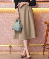 【ティアクラッセ/Tiaclasse】のウール調フレアスカート 人気、トレンドファッション・服の通販 founy(ファニー) ファッション Fashion レディースファッション Fashion for Women スカート Skirts Aライン・フレアスカート A-Line & Flared Skirts チュニック Tunic, Long Top フレア Flare, Flared ポケット Pocket, Pocket Detail エレガント 上品 Elegant 再入荷 Restock / Back in Stock 新作・新入荷 New Arrivals / New In A/W・秋冬 Autumn/Winter |ID:prp329100004870630