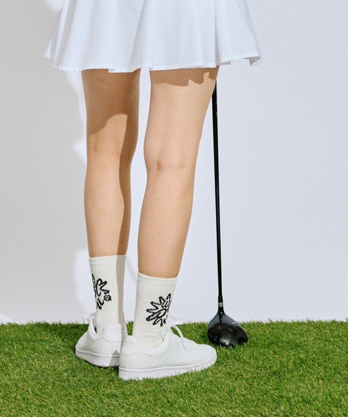 【ピーダブリュサーキュラス/PW CIRCULUS】の【虫よけ加工】【WOMEN】サークルロゴ ミドルソックス ゴルフ インテリア・キッズ・メンズ・レディースファッション・服の通販 founy(ファニー) https://founy.com/ ファッション Fashion レディースファッション Fashion for Women ソックス&靴下 Socks & Hosiery レッグウェア・ストッキング Legwear & Hosiery クール Cool, Chic サークル Circle, Round Design ソックス Socks, Hosiery フィット Fit, Slim Fit ミドル Middle Length, Mid Height 夏 Summer ゴルフ Golf 2025年 2025 2025春夏・S/S Spring/Summer 2025 SS25 |ID: prp329100004870646 ipo3291000000036304137