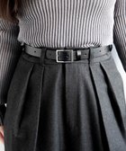 【ウィゴー/WEGO】のLスクエアバックルPUベルト ブラック|ID: prp329100004870652 ipo3291000000036304228