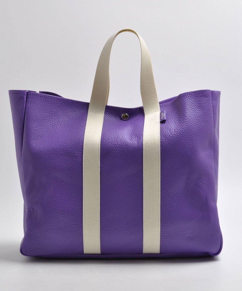 【ブランクレ/blancle】のシュリンクレザー ベーシックトートL インテリア・キッズ・メンズ・レディースファッション・服の通販 founy(ファニー) 　ファッション　Fashion　レディースファッション　Fashion for Women　バッグ　Bags　イタリア　Italy　シンプル　Simple, Minimal　スマート　Smart, Elegant　財布　Wallet, Purse　ベーシック　Basic, Essential　ポケット　Pocket, Pocket Detail　旅行　Travel　エレガント 上品　Elegant　PURPLE|ID: prp329100004870653 ipo3291000000036304272