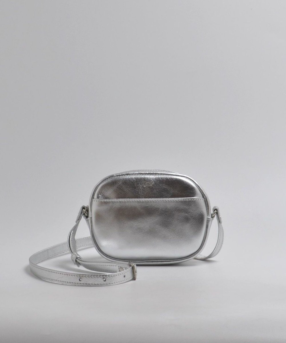 【ブランクレ/blancle】のメタリックレザー ラウンドショルダー 人気、トレンドファッション・服の通販 founy(ファニー) 　ファッション　Fashion　レディースファッション　Fashion for Women　コンパクト　Compact, Small Size　ショルダー　Shoulder, Shoulder Strap　シンプル　Simple, Minimal　財布　Wallet, Purse　フロント　Front, Front Design　ポケット　Pocket, Pocket Detail　ポシェット　Pochette, Mini Bag　ラウンド　Round, Round Neck　 other-1|ID: prp329100004870654 ipo3291000000036304279