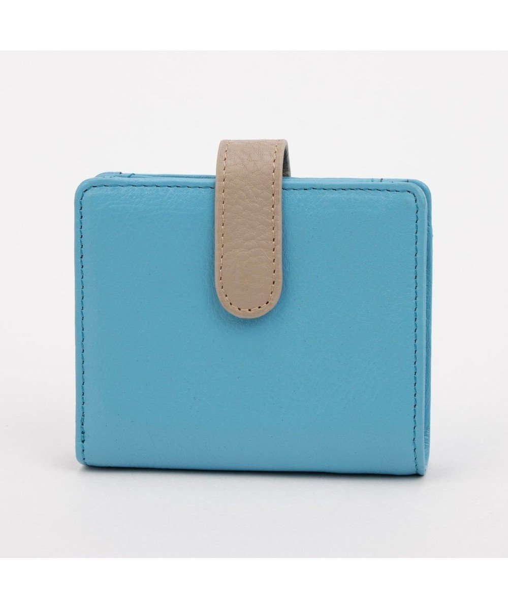 【アンビリオン/UNBILLION】のアトランタ ATLANTA / 牛革二つ折りカラーコンビウォレット インテリア・キッズ・メンズ・レディースファッション・服の通販 founy(ファニー) 　ファッション　Fashion　レディースファッション　Fashion for Women　ミニ財布・二つ折り財布　Wallets & Card Cases　コンビ　Combo, Combination Style　シンプル　Simple, Minimal　ポケット　Pocket, Pocket Detail　財布　Wallet, Purse　ブルー|ID: prp329100004870658 ipo3291000000036304332
