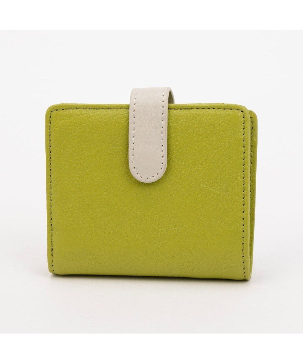【アンビリオン/UNBILLION】のアトランタ ATLANTA / 牛革二つ折りカラーコンビウォレット インテリア・キッズ・メンズ・レディースファッション・服の通販 founy(ファニー) 　ファッション　Fashion　レディースファッション　Fashion for Women　ミニ財布・二つ折り財布　Wallets & Card Cases　コンビ　Combo, Combination Style　シンプル　Simple, Minimal　ポケット　Pocket, Pocket Detail　財布　Wallet, Purse　グリーン|ID: prp329100004870658 ipo3291000000036304334