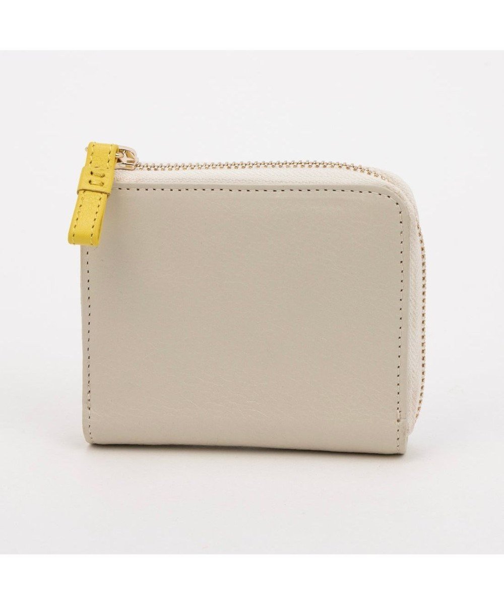 【アンビリオン/UNBILLION】のアトランタ ATLANTA / 牛革L字ファスナーミニウォレット インテリア・キッズ・メンズ・レディースファッション・服の通販 founy(ファニー) 　ファッション　Fashion　レディースファッション　Fashion for Women　ミニ財布・二つ折り財布　Wallets & Card Cases　コンパクト　Compact, Small Size　コンビ　Combo, Combination Style　シンプル　Simple, Minimal　スリット　Slit, Slit Detail　財布　Wallet, Purse　アイボリー|ID: prp329100004870659 ipo3291000000036304347