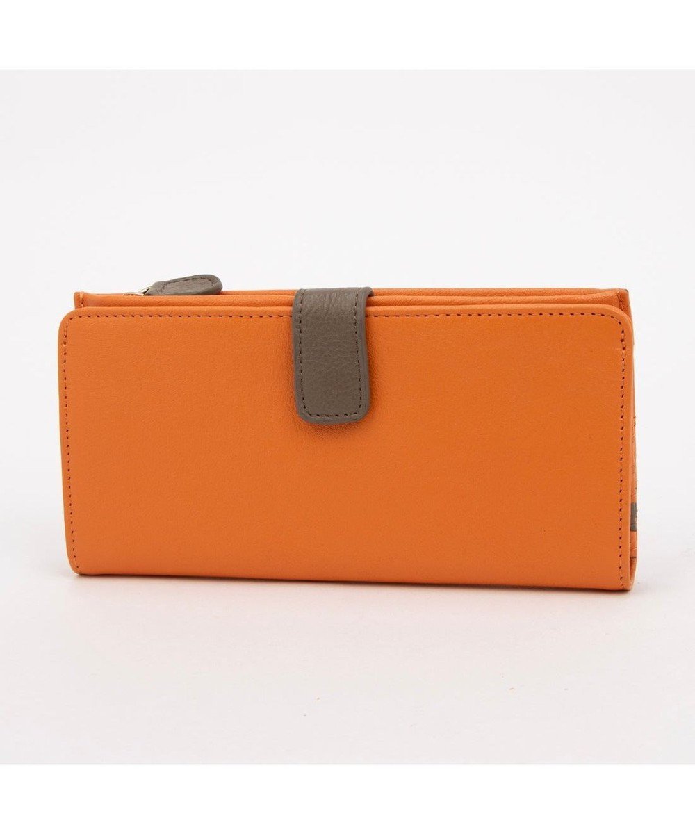 【アンビリオン/UNBILLION】のアトランタ ATLANTA / 牛革二つ折りカラーコンビ長財布 インテリア・キッズ・メンズ・レディースファッション・服の通販 founy(ファニー) 　ファッション　Fashion　レディースファッション　Fashion for Women　ミニ財布・二つ折り財布　Wallets & Card Cases　おすすめ　Recommended / Our Picks　コンビ　Combo, Combination Style　シンプル　Simple, Minimal　ポケット　Pocket, Pocket Detail　財布　Wallet, Purse　オレンジ|ID: prp329100004870661 ipo3291000000036304371