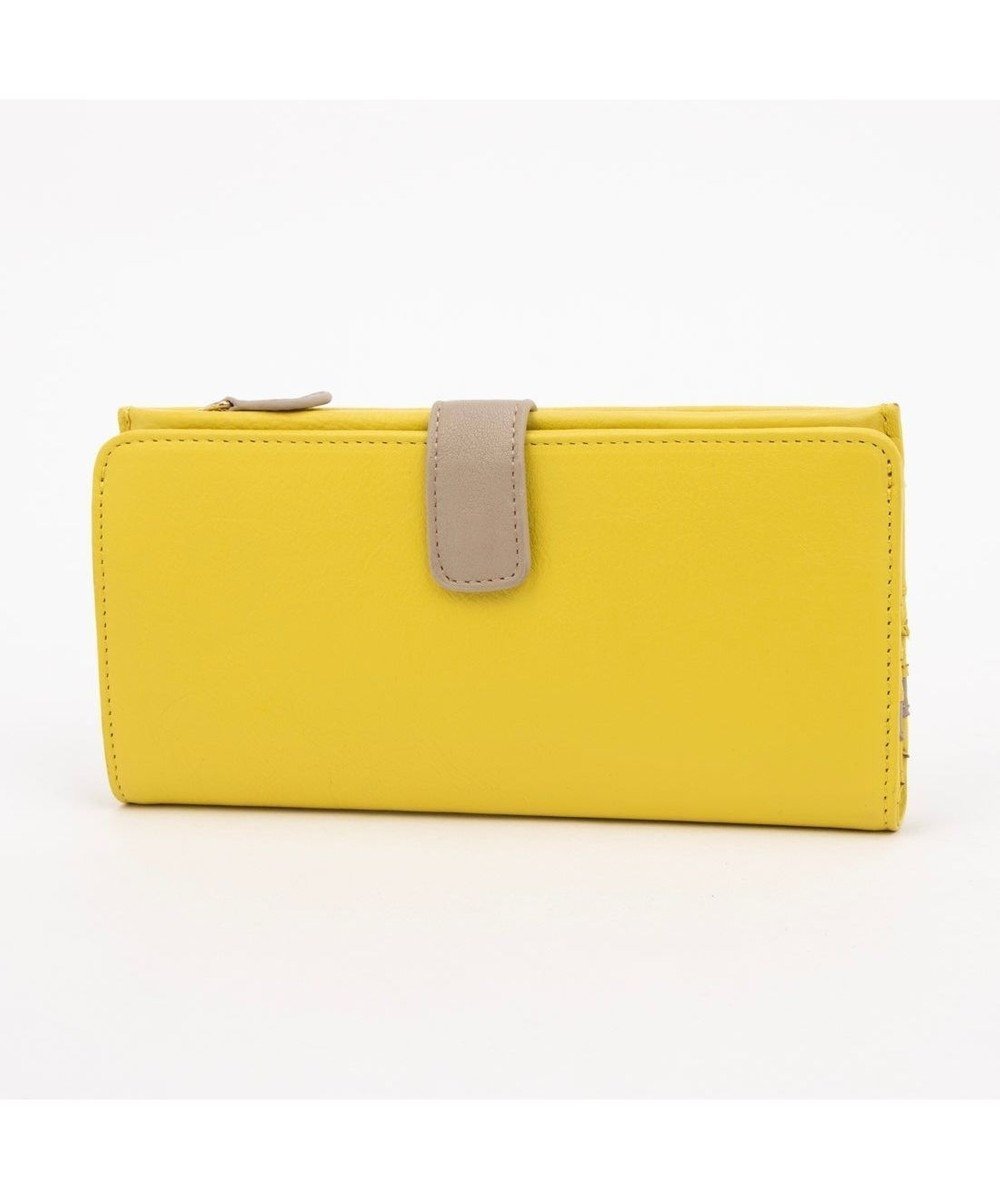 【アンビリオン/UNBILLION】のアトランタ ATLANTA / 牛革二つ折りカラーコンビ長財布 インテリア・キッズ・メンズ・レディースファッション・服の通販 founy(ファニー) 　ファッション　Fashion　レディースファッション　Fashion for Women　ミニ財布・二つ折り財布　Wallets & Card Cases　おすすめ　Recommended / Our Picks　コンビ　Combo, Combination Style　シンプル　Simple, Minimal　ポケット　Pocket, Pocket Detail　財布　Wallet, Purse　イエロー|ID: prp329100004870661 ipo3291000000036304373