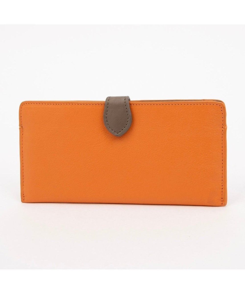 【アンビリオン/UNBILLION】のアトランタ ATLANTA / 牛革薄マチロングウォレット インテリア・キッズ・メンズ・レディースファッション・服の通販 founy(ファニー) 　ファッション　Fashion　レディースファッション　Fashion for Women　ミニ財布・二つ折り財布　Wallets & Card Cases　おすすめ　Recommended / Our Picks　シンプル　Simple, Minimal　フラップ　Flap, Flap Pocket　ポケット　Pocket, Pocket Detail　財布　Wallet, Purse　オレンジ|ID: prp329100004870662 ipo3291000000036304385