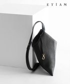 【五大陸/GOTAIRIKU】の【ETIAM】シュリンク トライアングルポーチ《Prism》 ブラック系|ID: prp329100004870666 ipo3291000000036304437