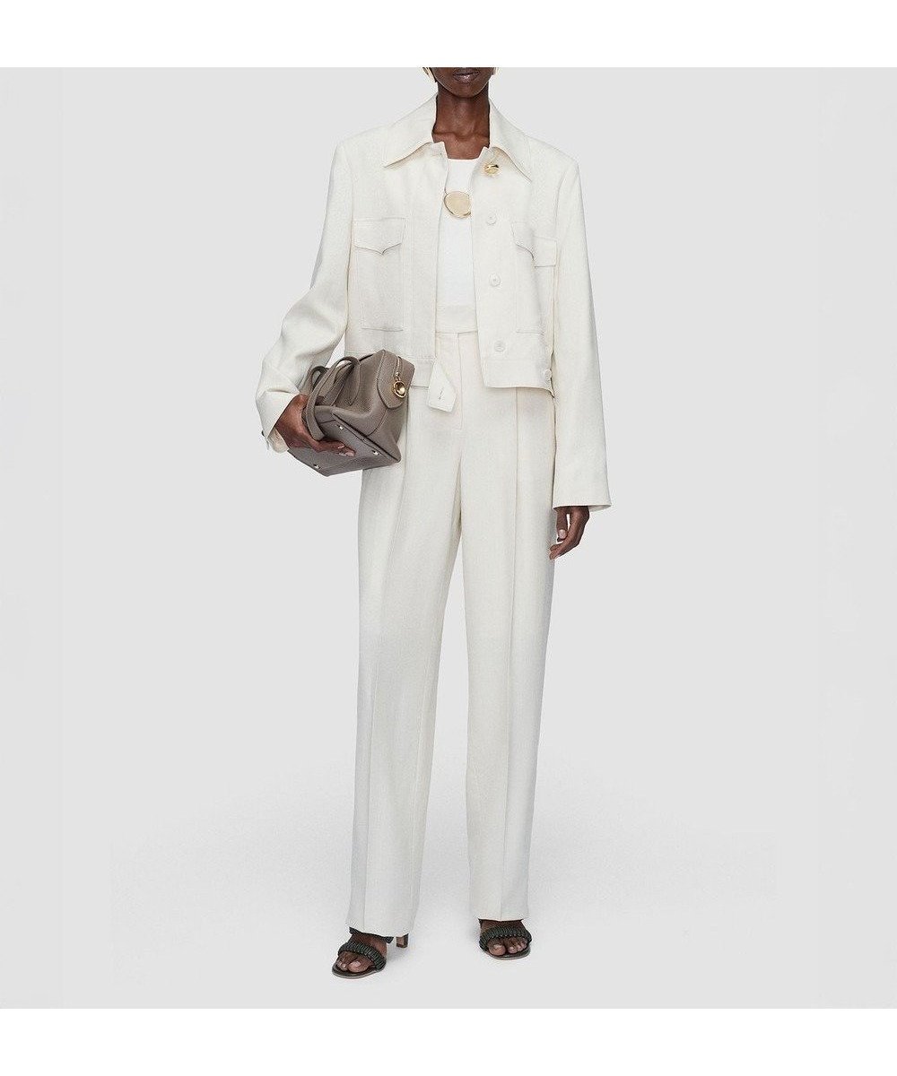 【ジョゼフ/JOSEPH】のヴィスコーステーラリング トラウザーズ インテリア・キッズ・メンズ・レディースファッション・服の通販 founy(ファニー) 　ファッション　Fashion　レディースファッション　Fashion for Women　パンツ　Pants & Trousers　ジャケット　Jacket, Outerwear　セットアップ　Set-Up, Coordinated Outfit　センター　Center, Center Line　フィット　Fit, Slim Fit　フロント　Front, Front Design　リラックス　Relax, Relaxed Fit　夏　Summer　春　Spring　S/S・春夏　SS, Spring/Summer, Warm Season　Palm Leaf|ID: prp329100004870668 ipo3291000000036304454