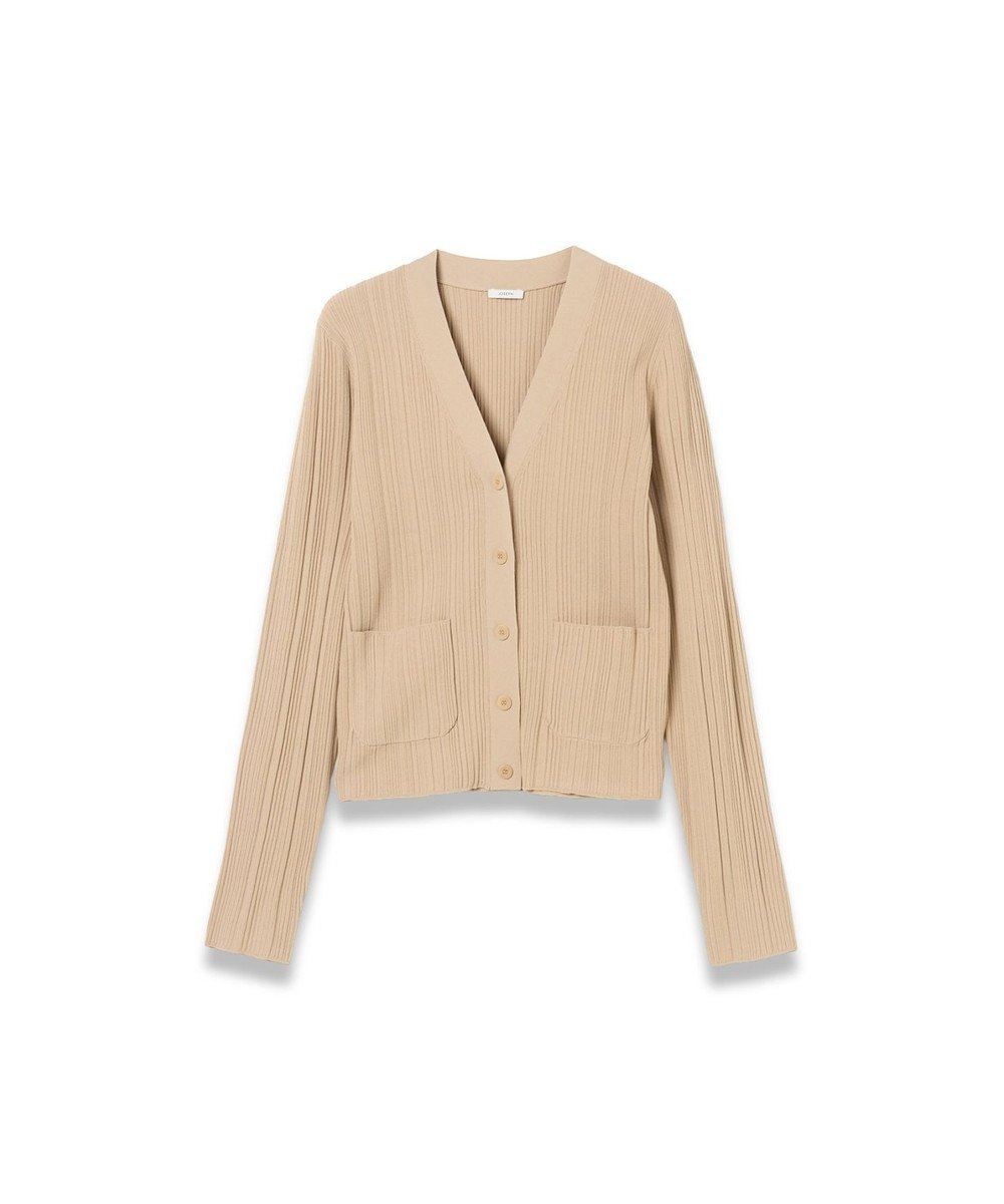 【ジョゼフ/JOSEPH】のニットプリッセ カーディガン インテリア・キッズ・メンズ・レディースファッション・服の通販 founy(ファニー) 　ファッション　Fashion　レディースファッション　Fashion for Women　トップス・カットソー　Cut & Sew Tops　ニット　Knit Tops & Sweaters　カーディガン・羽織り　Layered Style Cardigans　カーディガン　Cardigan, Knitwear　スリム　Slim, Slim Fit　セーター　Sweater, Knitwear　パッチ　Patch, Appliqué　フィット　Fit, Slim Fit　ポケット　Pocket, Pocket Detail　夏　Summer　春　Spring　S/S・春夏　SS, Spring/Summer, Warm Season　Powder|ID: prp329100004870677 ipo3291000000036304511