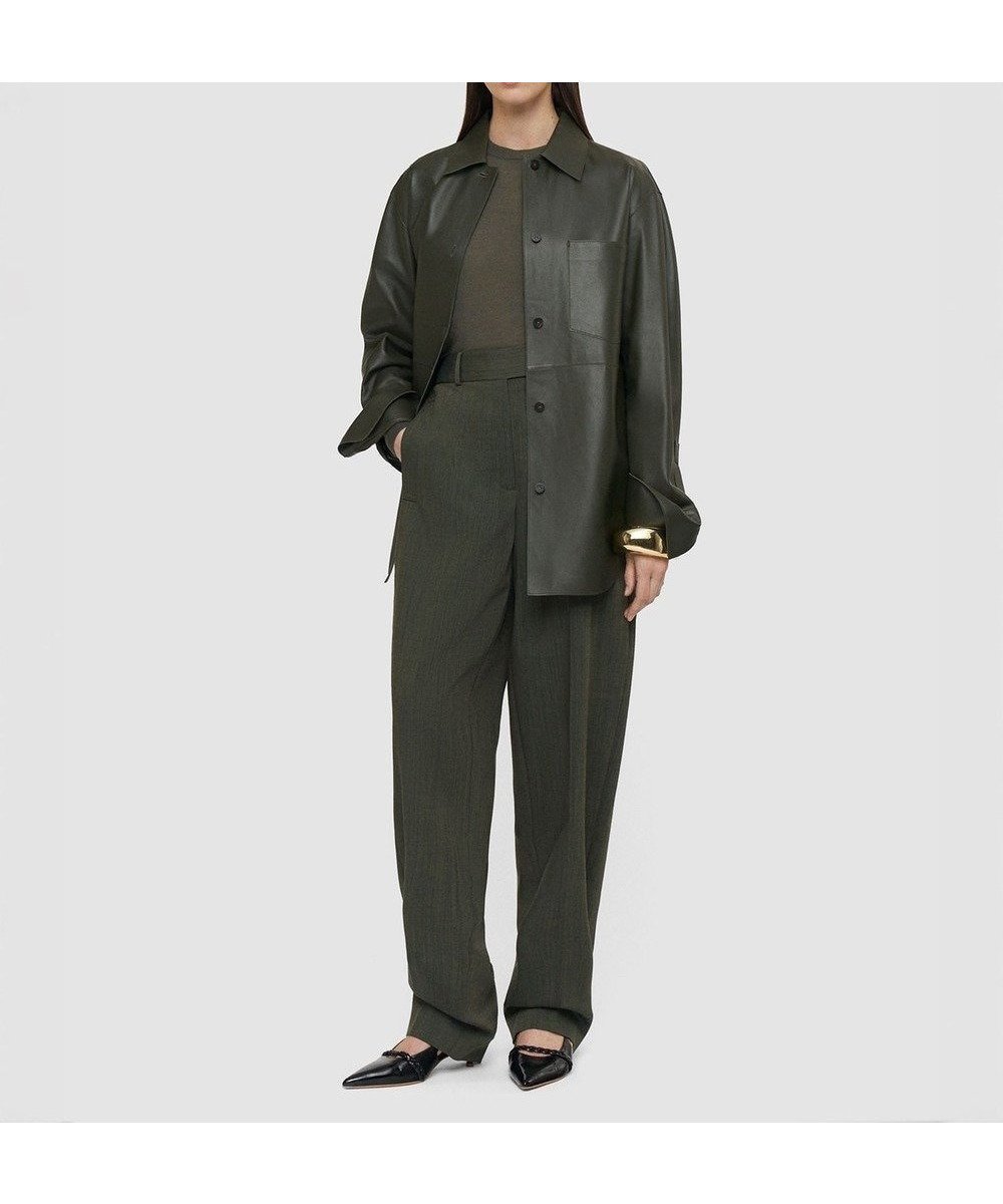 【ジョゼフ/JOSEPH】のライトウール トラウザーズ インテリア・キッズ・メンズ・レディースファッション・服の通販 founy(ファニー) 　ファッション　Fashion　レディースファッション　Fashion for Women　パンツ　Pants & Trousers　センター　Center, Center Line　ポケット　Pocket, Pocket Detail　モダン　Modern, Contemporary　リラックス　Relax, Relaxed Fit　夏　Summer　春　Spring　S/S・春夏　SS, Spring/Summer, Warm Season　Palm Leaf Melange|ID: prp329100004870683 ipo3291000000036304545