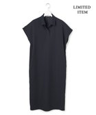 【アイシービー/iCB】の【先行予約・WEB限定】FluidBackSatin ニット衿シャツワンピース ネイビー|ID: prp329100004870692 ipo3291000000036304609