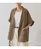 【アメリカンホリック/AMERICAN HOLIC】の【先行予約】【イージーケア】リネンライク半袖ジャケット 人気、トレンドファッション・服の通販 founy(ファニー) ファッション Fashion レディースファッション Fashion for Women アウター Coat / Outerwear Collection レディースジャケット・軽アウター Jackets アメリカン American Style 洗える Machine Washable カットソー Cut and Sewn Top ジャケット Jacket, Outerwear スタイリッシュ Stylish, Fashionable ダブル Double, Double-Breasted ポケット Pocket, Pocket Detail 半袖 Short Sleeve, Half Sleeve リネン Linen, Linen Fabric おすすめ Recommended / Our Picks ビジネス 仕事 通勤 Business / Work / Commuting thumbnail Brown|ID: prp329100004870693 ipo3291000000036304618