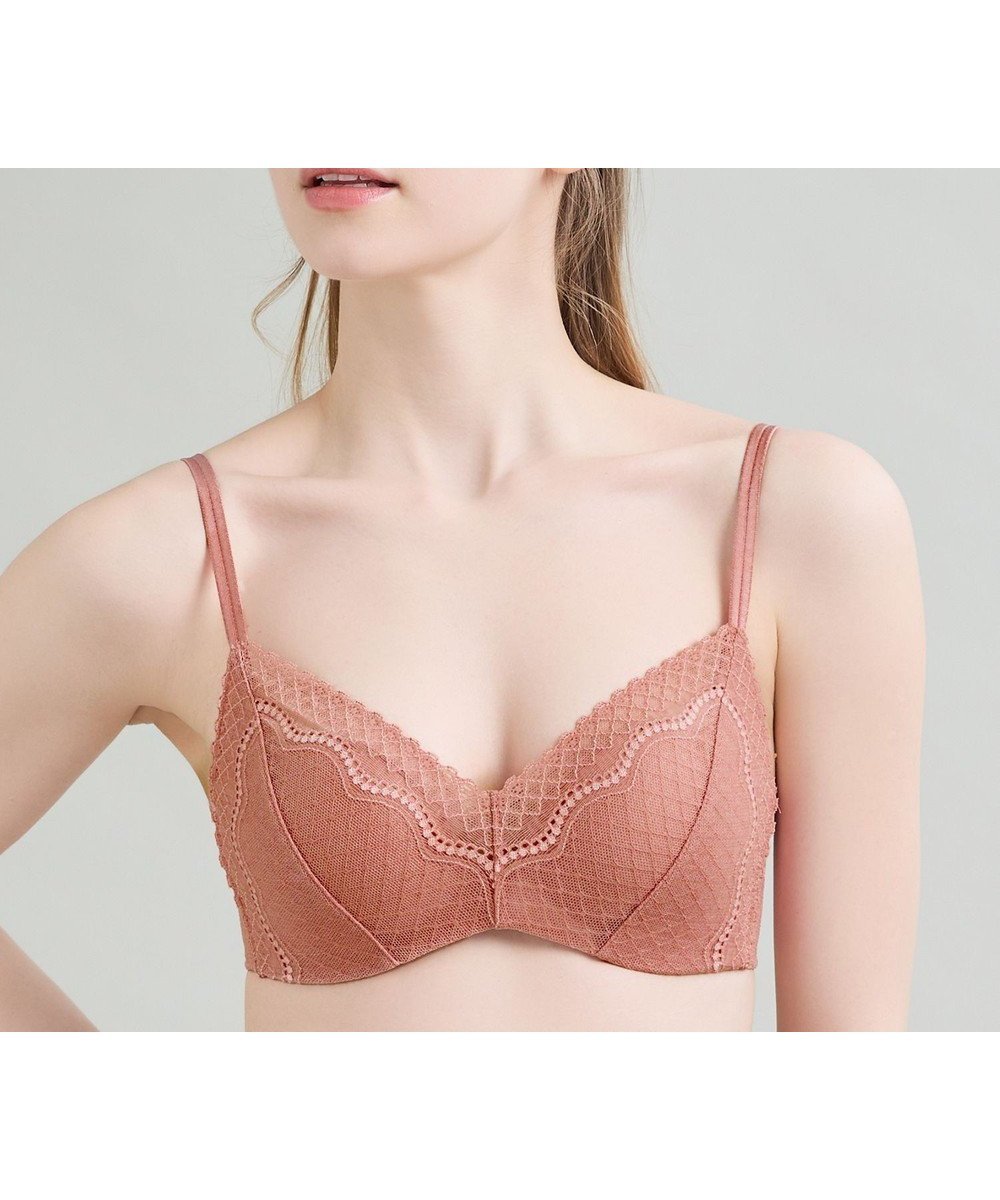 【ウンナナクール/une nana cool】の【リニューアル】364ブラ レース ノンワイヤーブラ インテリア・キッズ・メンズ・レディースファッション・服の通販 founy(ファニー) 　ファッション　Fashion　レディースファッション　Fashion for Women　アンダー　Underwear Essentials　コラボ　Collaboration, Collab　フィット　Fit, Slim Fit　フラット　Flat, Flat Shoes　ブラジャー　Bra, Lingerie　ラップ　Wrap, Wrap Design　レース　Lace, Lace Fabric　ワイヤー　Wire, Wired Bra　コーラル|ID: prp329100004870729 ipo3291000000036304954