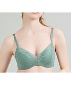 【ウンナナクール/une nana cool】の【リニューアル】364ブラ レース ノンワイヤーブラ オリーブ|ID: prp329100004870729 ipo3291000000036304956